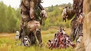 Hollywood Action Movie Hellboy Scane
