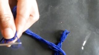 Woolen flower