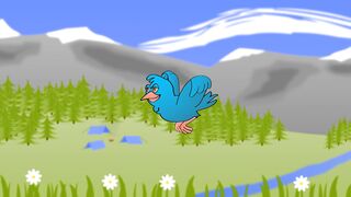 Bird Kids Cartoon