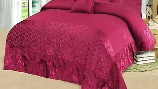 *Frilled Palashi Bed Sheet Set – 5PC*