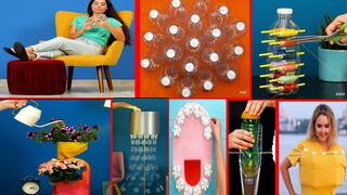 38 Plastic Bottle Recycling Ideas __ Useful Crafts For Your Home by 5-Minute DECOR