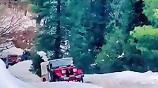 snowfall driving