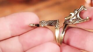 amazing cigrete catching dragon ring #ring #design