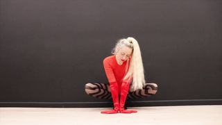 Yoga Art in Pantyhose