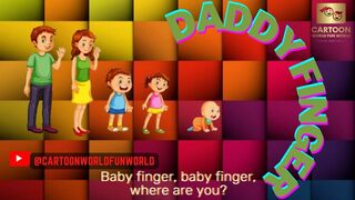 The Finger Family Song || Cartoon World || Fun World || Kid Song
