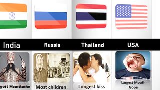 People world Record From Differents Countries