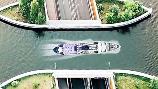 The Veluwemeer Aqueduct: Netherland's Unique Water Bridge