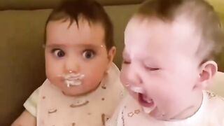 Cute baby funny video
