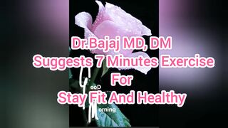 #Febspot  Dekhiye Sirf 7 Minutes Exercise Karke Aap Fit Rahsakte Hain, Suggests Dr Bajaj MD DM