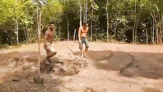 Underground house making with pool