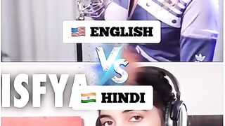 #Satisfya_Emma_Heesters_Vs_Aish___Hindi_Vs_English___USA_Vs_India_