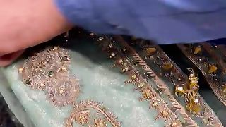 Eid ready to wear organza dress 2023