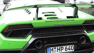 Холодный запуск Lamborghini Hurácan