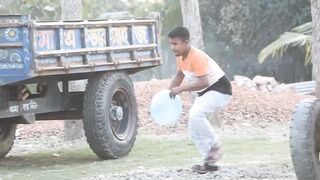 New UpdateTyre Puncture Prank. Crazy Reaction on public by Razu Prank..mp4
