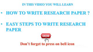 How to Write a Research article l How to write Research Paper l How to Make a Research Paper  l Murad Learners Academy