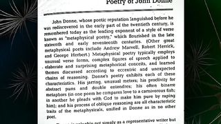 Poetry of John Donne ,biography of John Donne and themes of john donne poetry