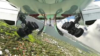 Maimi airport beautiful-view-when-landing-boeing-777