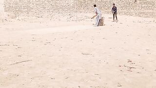 cricket playing