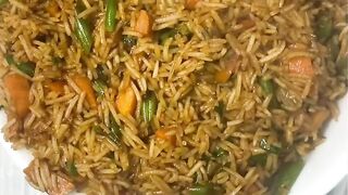 Veg schezwan fried rice recipe