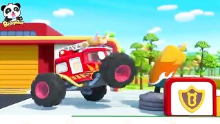 Fire truck weooow  weooow go go