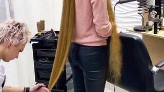 only 19 cm cut long hair