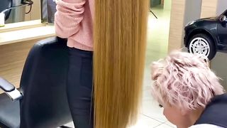 part 2 . I just cut only 19cm hair