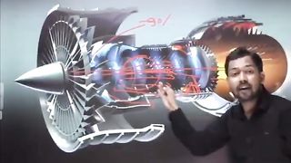 Turbo jet engine