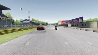 Honda NR750 vs Lamborghini Sian at Monza Full Course