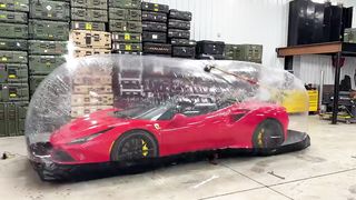 Testing a CarCapsule inflatable