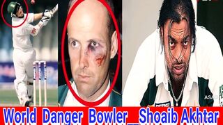 Top Danger 10 Worst Bouncer By Shoaib Akhtar