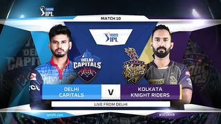 Match 10 | DC VS KKR | IPL 2019