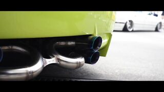 BMW M3 Yellow colour full modified car