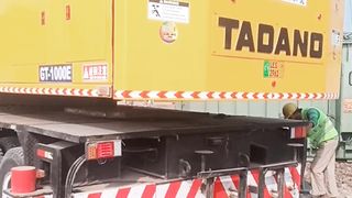 100 Ton Tadano Crane Start up | Heavy duty crane start working | Tech & Tricks