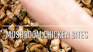 Mushroom Chicken Bites recipe