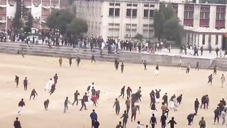 People in crowed area