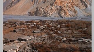 Gulmit village on KKH.