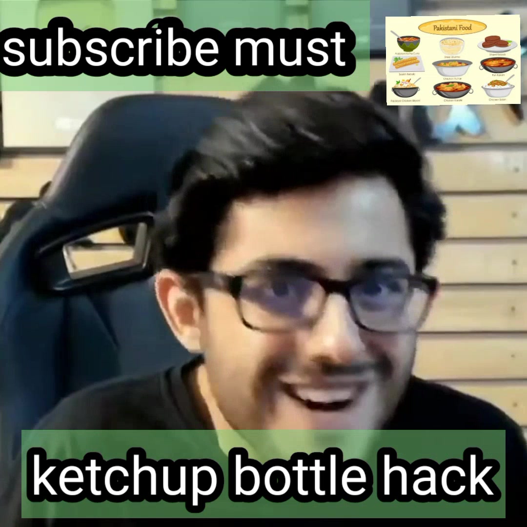 Ketchup bottle hackPakistani food