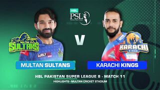 Multan Sultans Vs Karachi Kings Highlights | PSL 8 Match 11 High