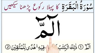 Surah Al Baqarah  1  Ruko  surah baqarah  surah bakra ki tilawat  surah bakra  al baqarah.