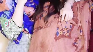 Girls'prank video on TikTok