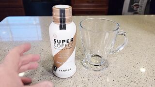 Get Your Protein Fix with Strawberry Glazed Donut Super Coffee - 12 Bottles with 0g Added Sugar