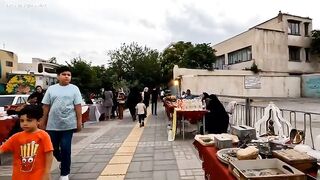 Walking in Most Beautiful Street of Mashhad - Iran