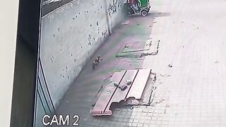 Funny Video live accident