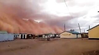 Tempestade de Areia atinge a Turquia hoje.