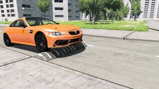 Автомобили против огромных лежачих полицейских – BeamNG.Drive