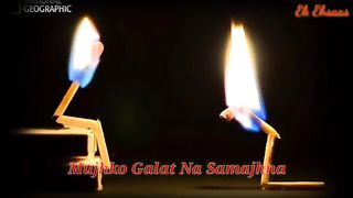 #Mujhko Galat Samajhna --Baazigar Main baazigar -- Sad WhatsApp status -- Ek Ehsaas.