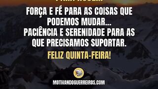 Mensagens motivacionais se escreva no canal