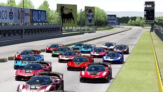 Bugatti Bolide vs Ferrari FXX-K Evo Sports at Monza Full Course