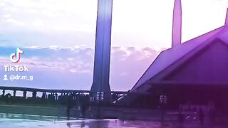 Beautiful view of Faisal masjid Islamabad