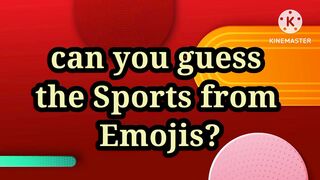 Can you guess the sports name in 10sec? |emojichallenge |emojipuzzle